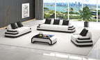 Lillian Modern Leather Sofa Set