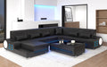 Elliot Modern Leather Sectional
