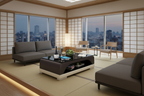 Civin Coffee Table - Tokyo Apartment