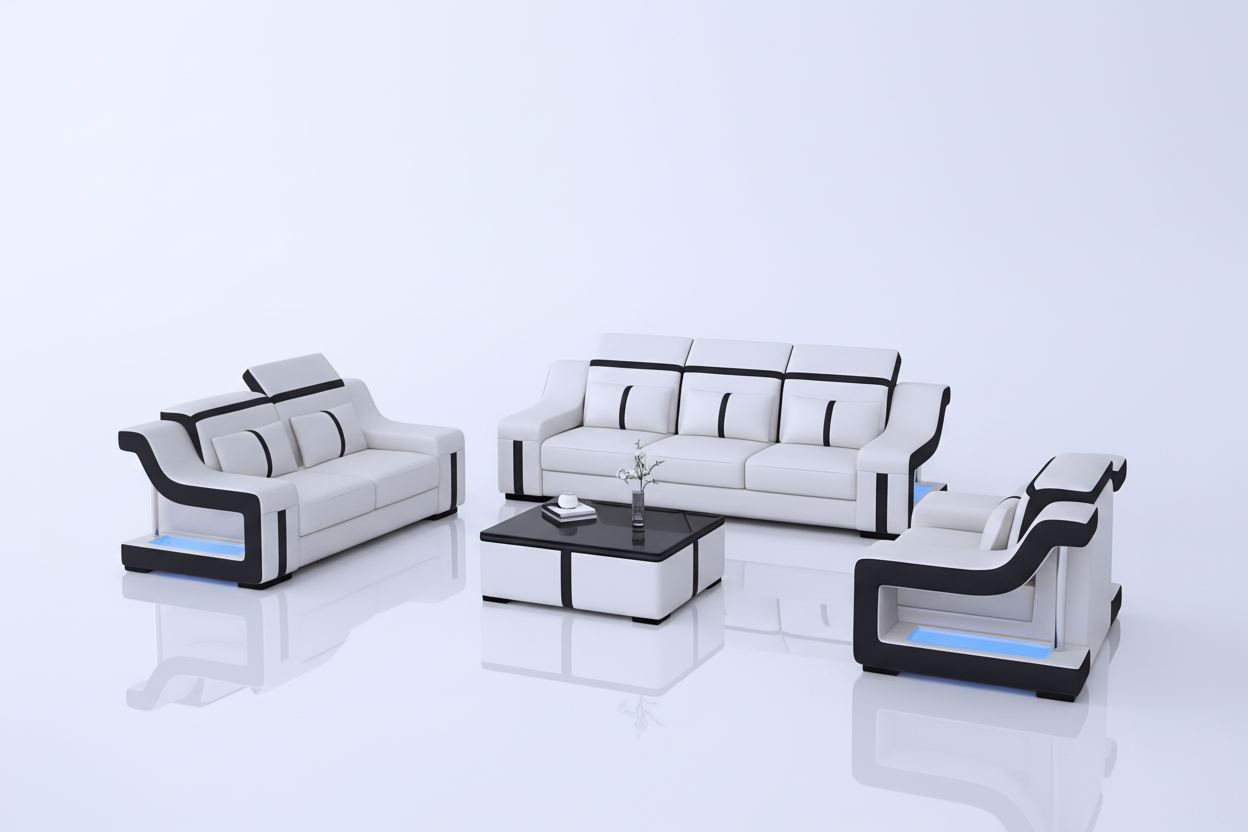 Lisa Sofa Set reflection 4