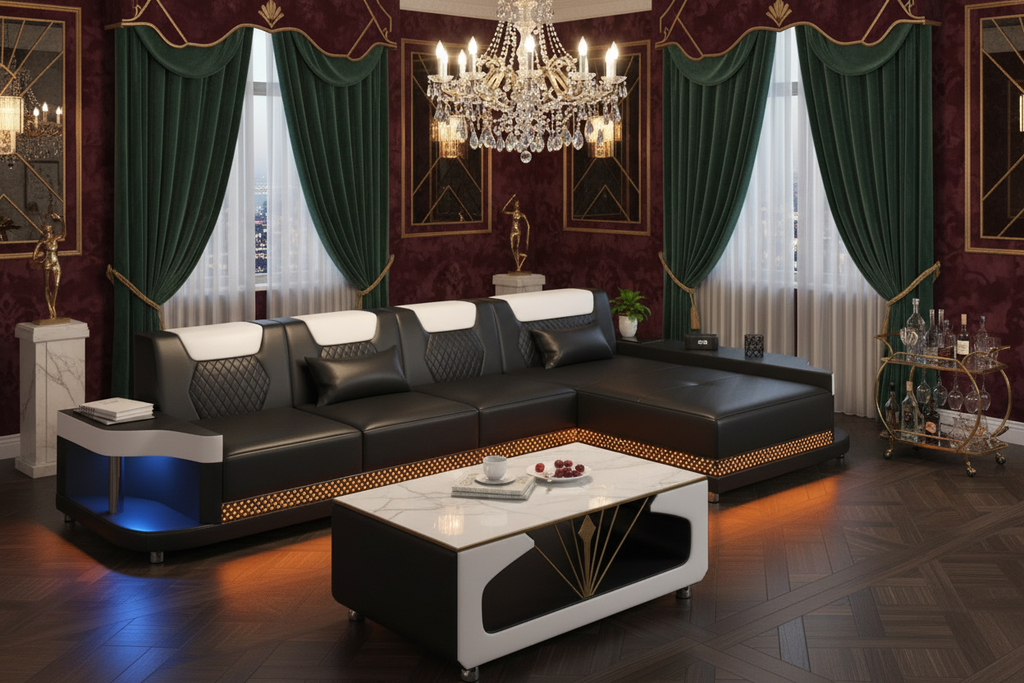 NEXA Compact Sectional - Art Deco