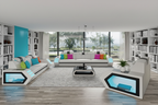 Steffi minimalist turquoise